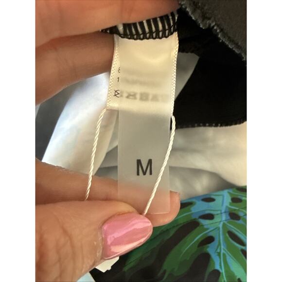 Yonique NWT Women's M Hawaiian Tropical Swim Suit Tankini Built In Bra Racerback - Picture 7 of 12